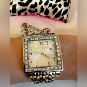 Betsy johnson rare square face watch